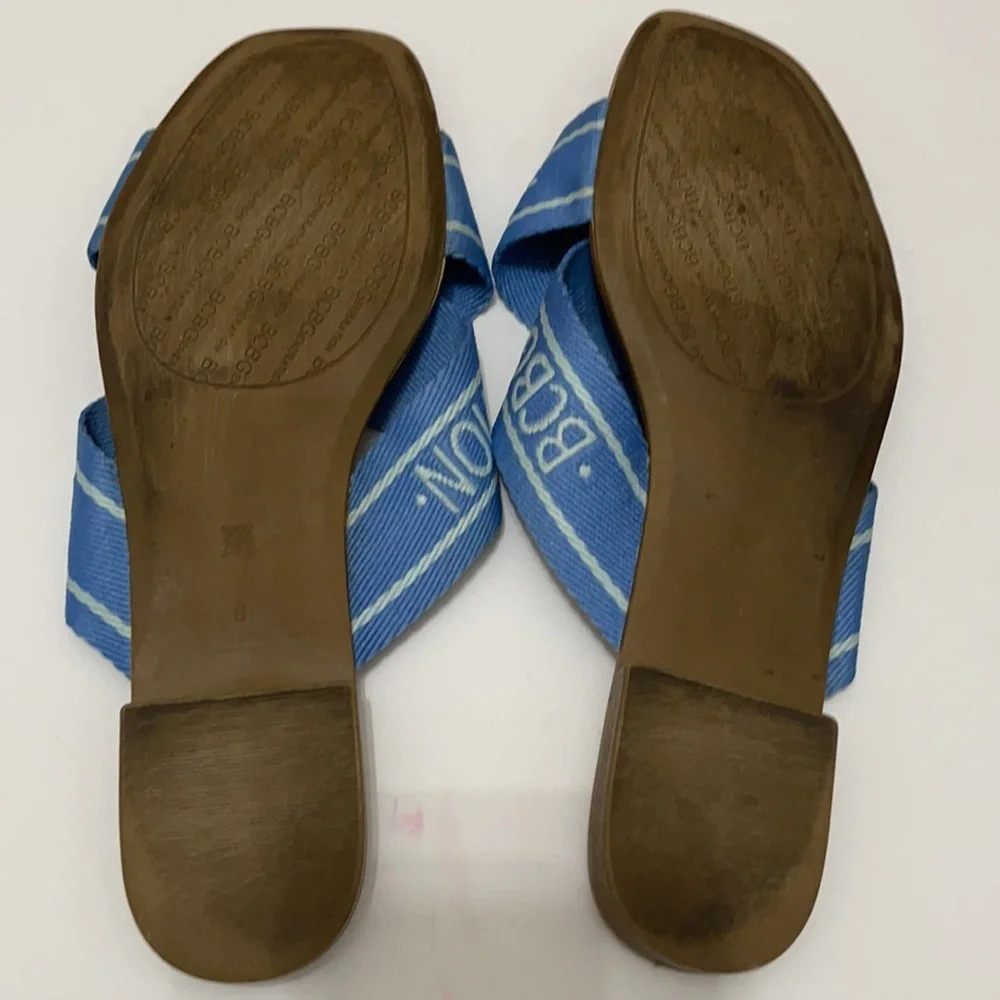 BCBGeneration blue flat Sandals sz 9 - Picture 11 of 12